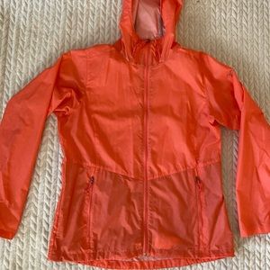 🏔 COLUMBIA 🏔 womens L packable rain shell